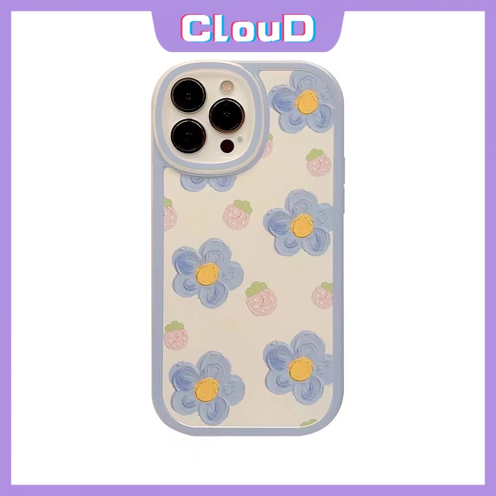 Soft Case Tpu Motif Lukisan Minyak Bunga Untuk Oppo A96 A95 A54 A15 A35 A74 A32 A33 2020 A12E A5 A7 A5s A53 A11k A12 A15S A9 2020 A3s