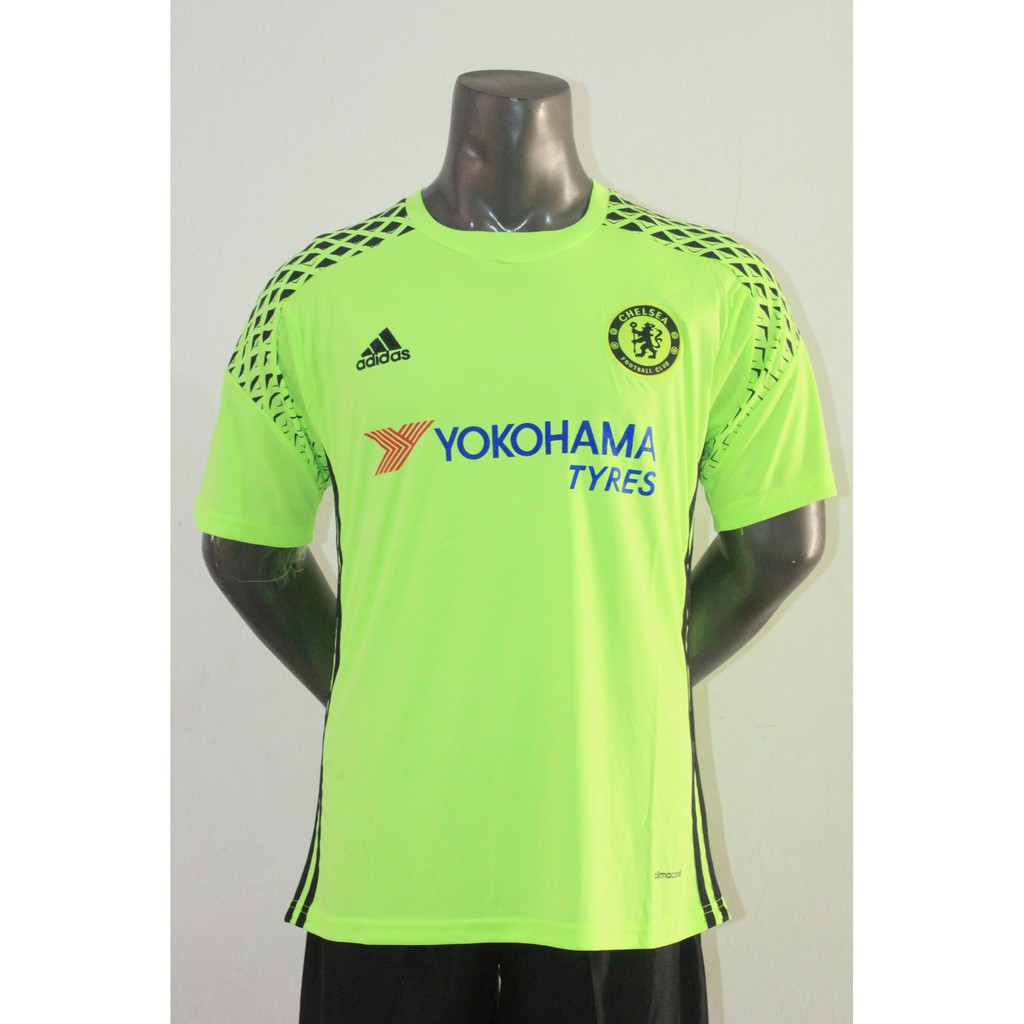 Jersey Baju Bola Chelsea Kiper GK 16 17 Grade Ori Official Shopee