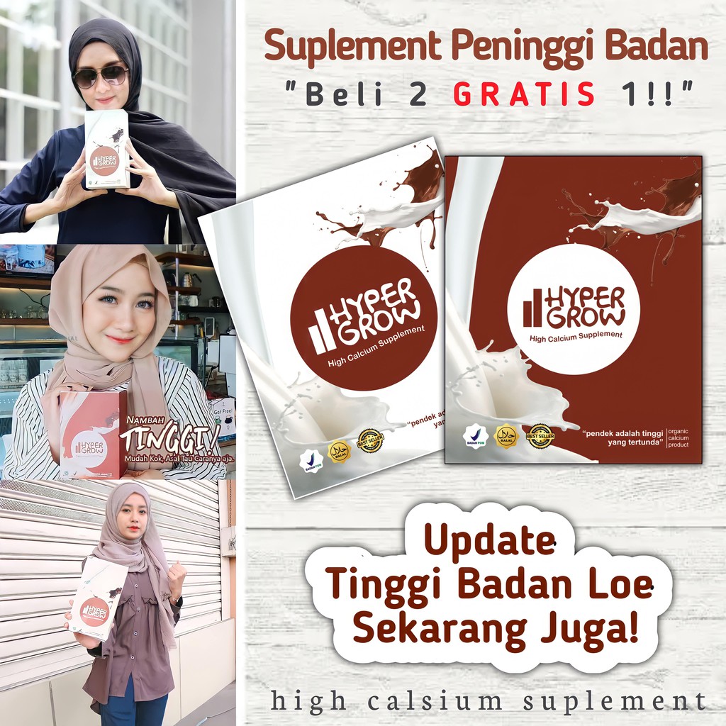 HYPER GROW Peninggi Badan Tenlung Peninggi Badan Original