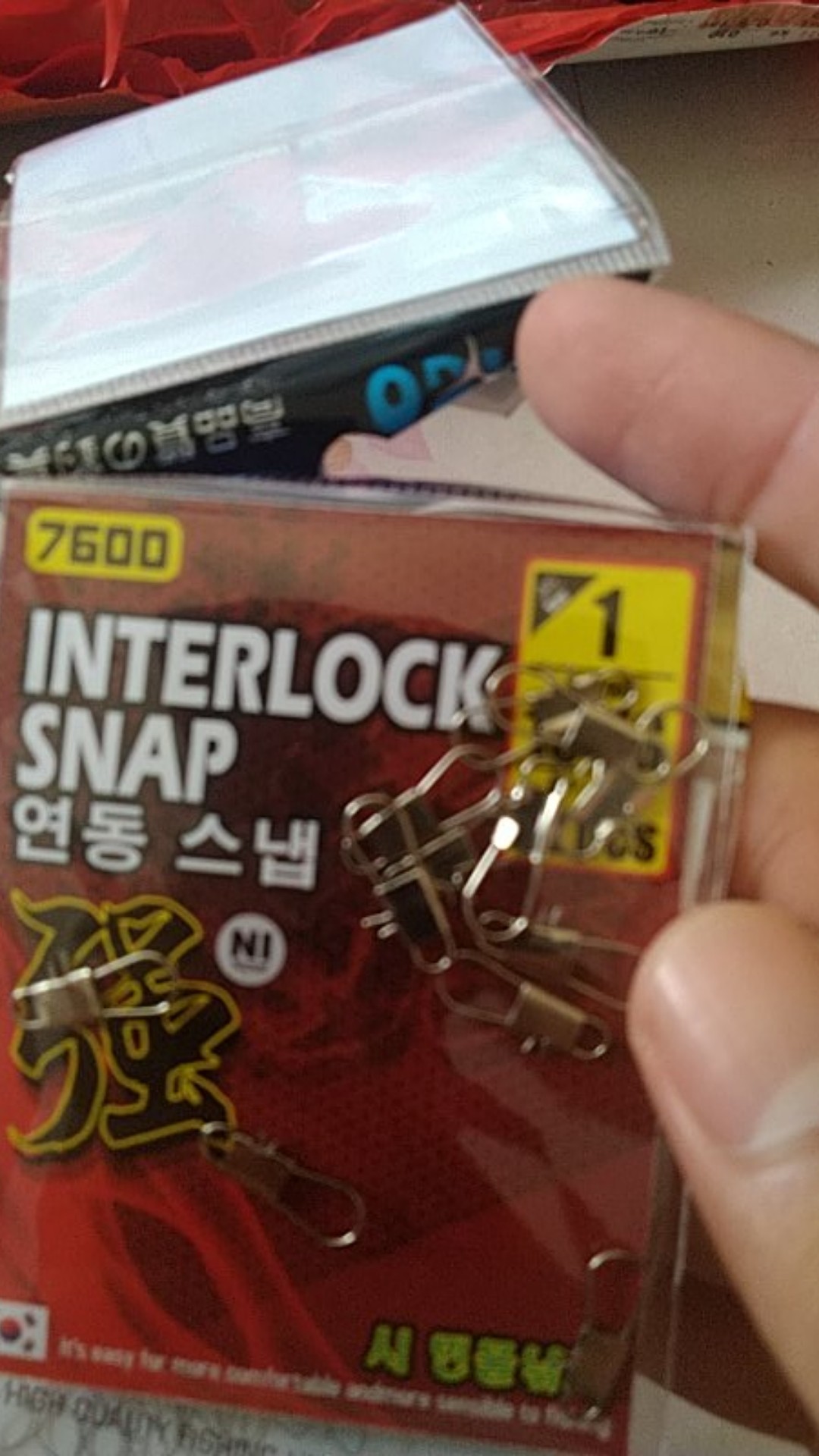 Gamamis Interlock Snap Peniti Pengait Kili-kili Dengan Senar Atau Pelampung