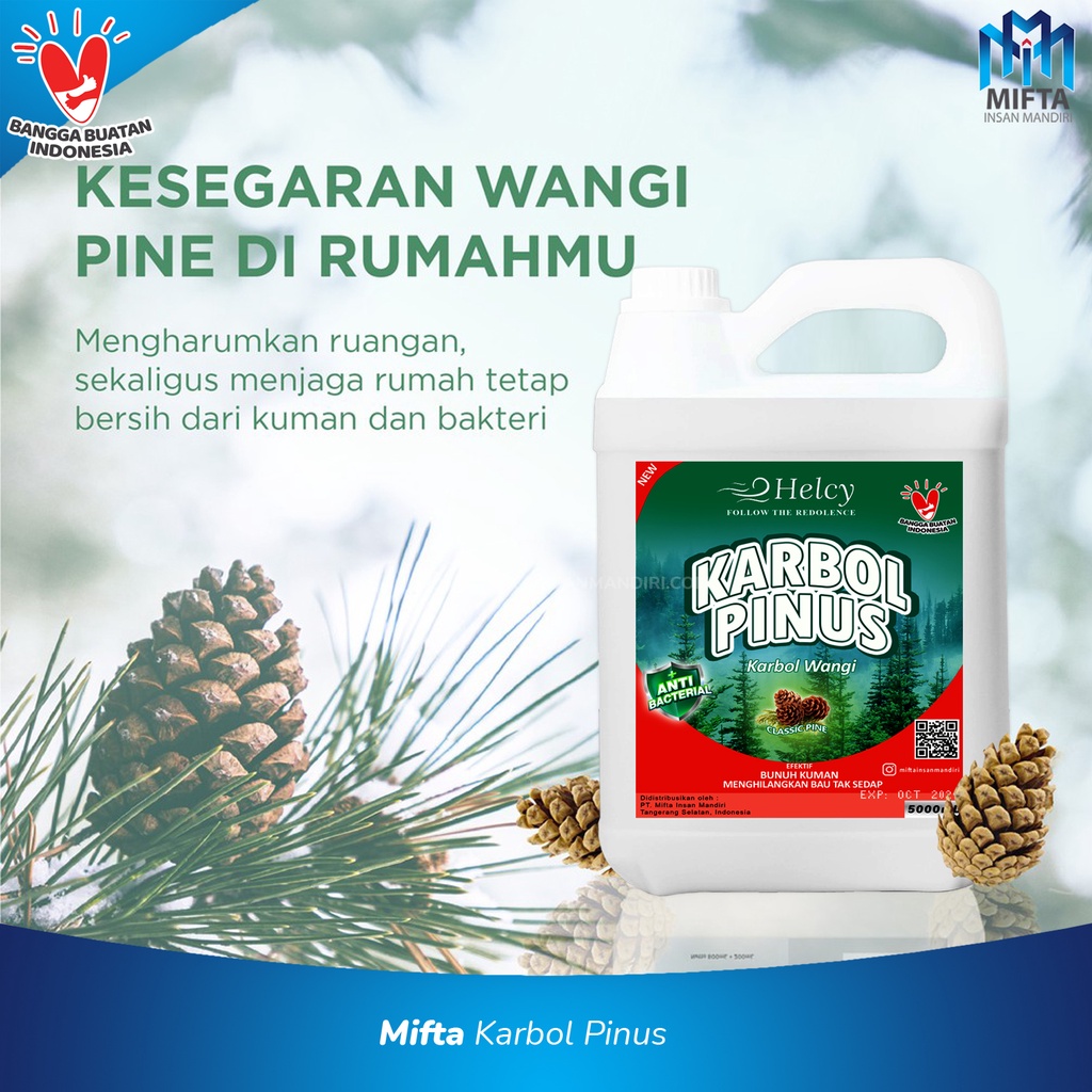 KARBOL PINUS 1 LITER / KARBOL AROMATHERAPI / HELCY KARBOL