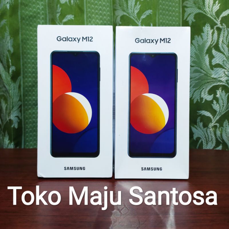 Samsung M12 ram 4/64 Gb garansi resmi