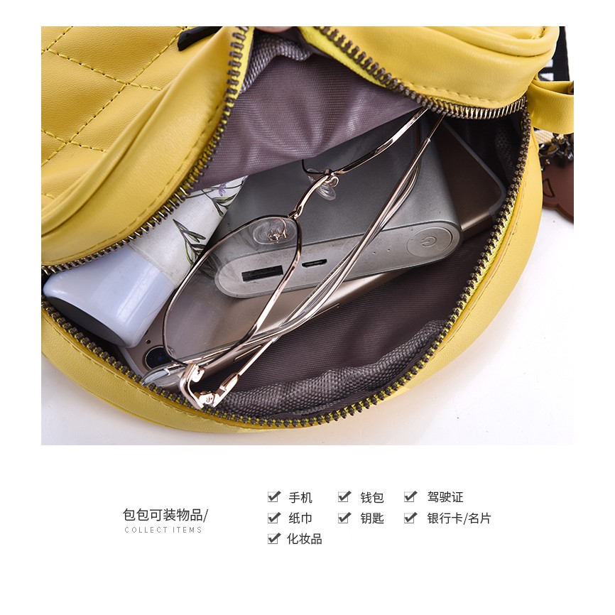 BJ31383 - BLACK/PINK/SILVER/WHITE/YELLOW - TAS SLEMPANG KECIL SALE IMPORT TERMURAH JAKARTA LT1383 DJ2602
