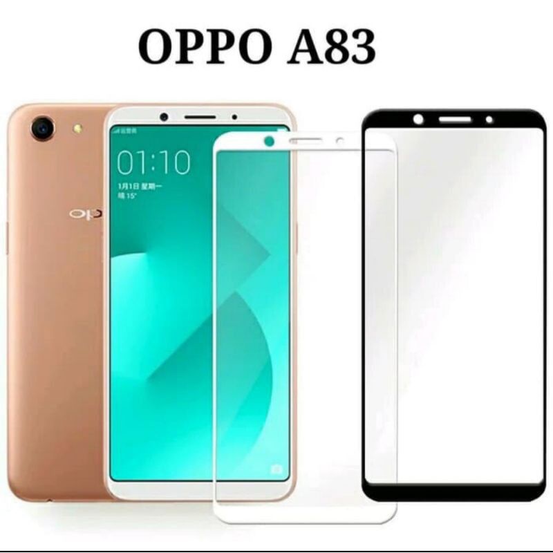 TEMPERED GLAS ANTI GORES KACA TG FULL OPPO A83 ORIGINAL