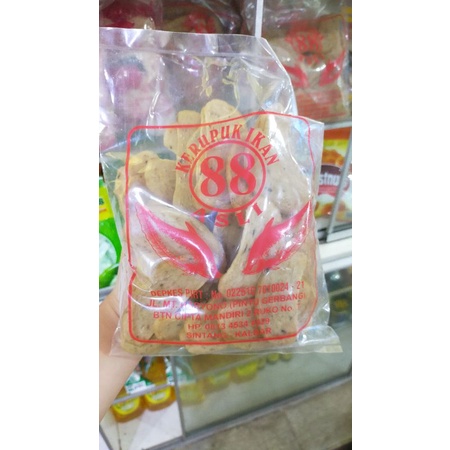 

Kerupuk ikan belidak cap 88
