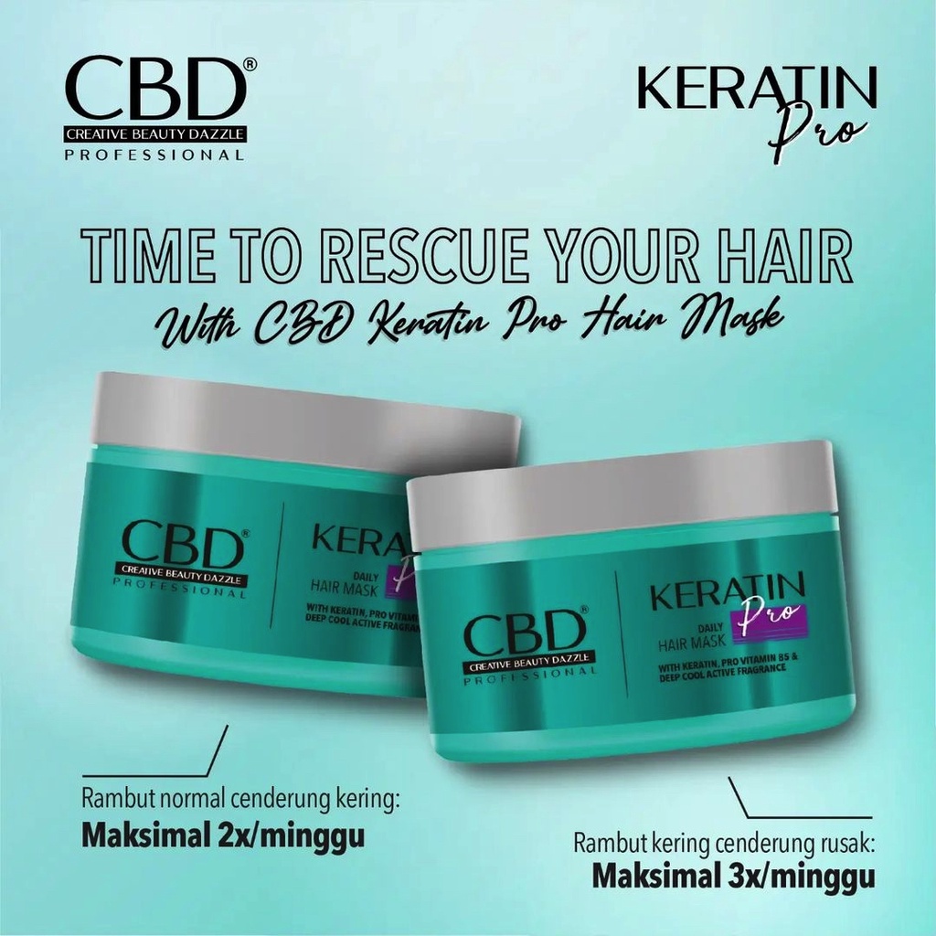 CBD Professional - Keratin Pro Daily Hair Mask 250 gr 500 gr