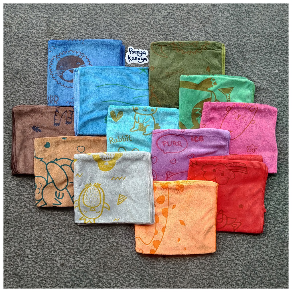 AK33 Handuk  KECIL  Bayi  Anak  Dragon Fly 60 x 90 cm Shopee 