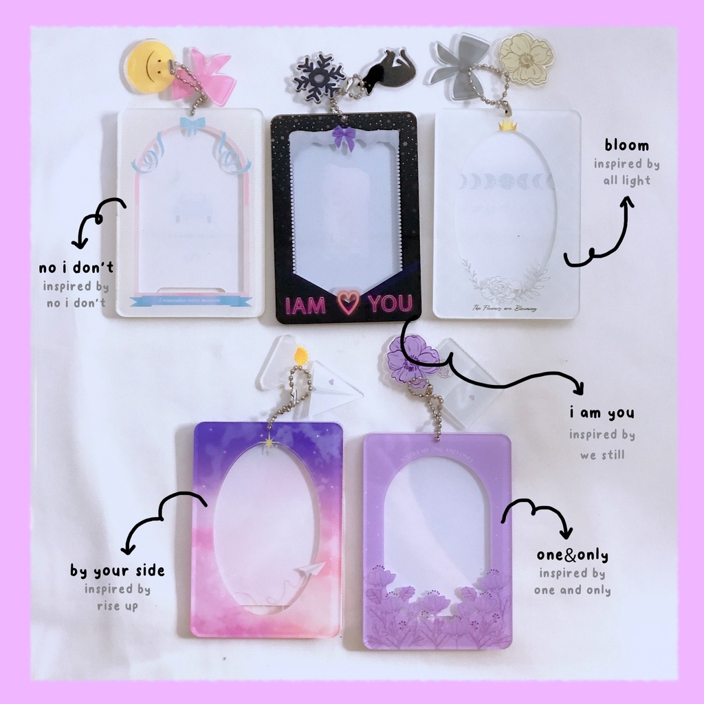 PHOTOCARD FRAME ACRYLIC AKRILIK FRAME HOLDER KEYCHAIN ASTRO INSPIRED