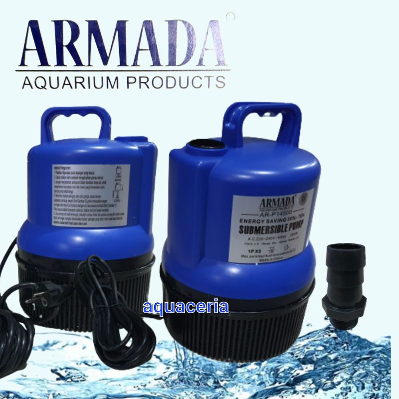 Mesin Pompa Kolam Jumbo ARMADA P 14500 Mesin Pompa filter kolam Air Mancur Air terjun Mini