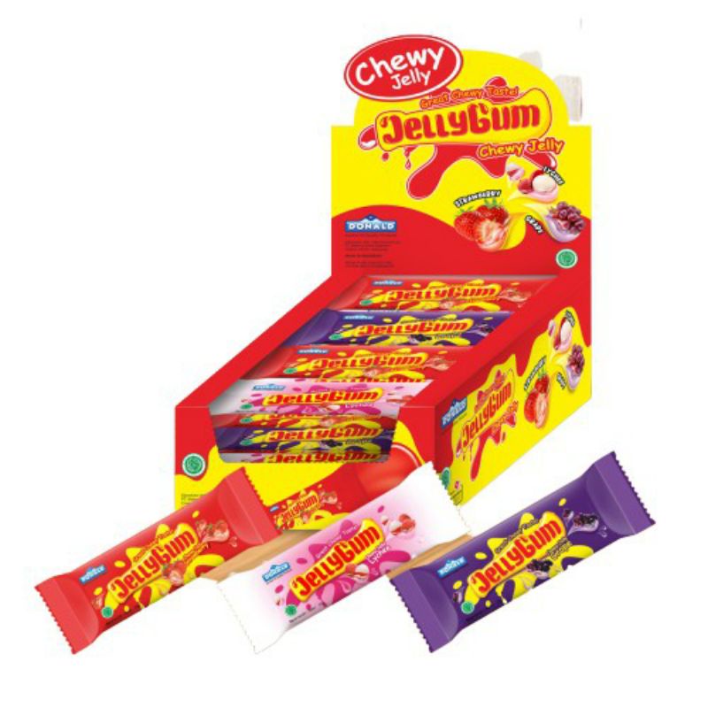 

Donald Jelly Gum Box Red ( 25pcs x 6box )