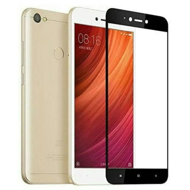 Tempered Glass Redmi Note 5A Full Cover Premium Glass