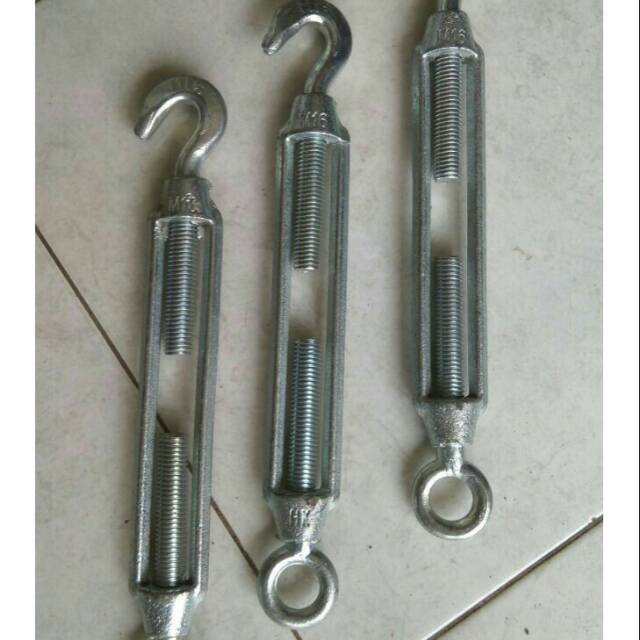 SPAN SKRUP M 16 / TURN BUCKLE / ALAT PENARIK BESI BETON/PENARIK RANTAI BESI /TURN BUCKLE/JARUM KERAS GALVANIS/TREK STANG/SPAN SEKRUP/TURNBUCKLE/TARIKAN SLING BERKUALITAS