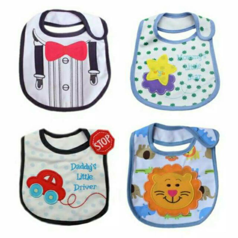 Slaber Carter / Tatakan iler Bayi Carter / Celemek Bayi