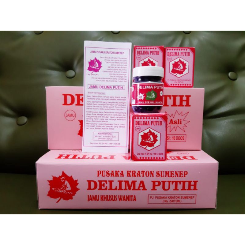 

Jamu Tradisional Madura Delima Putih PJ.PUSAKA KRATON SUMENEP (NY.ZAITUN)