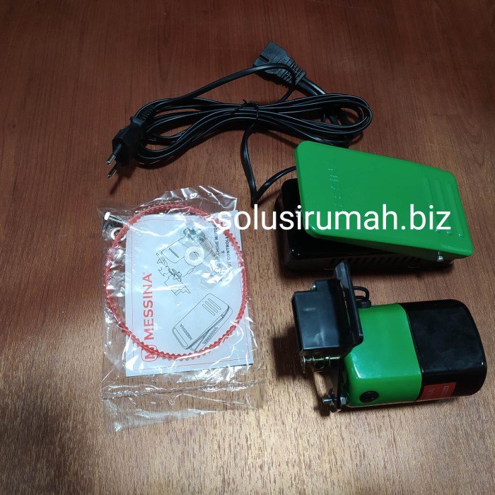 DINAMO MESIN JAHIT SINGER 150W + PEDAL MOTOR INJAK 150 W COMPLETE SET