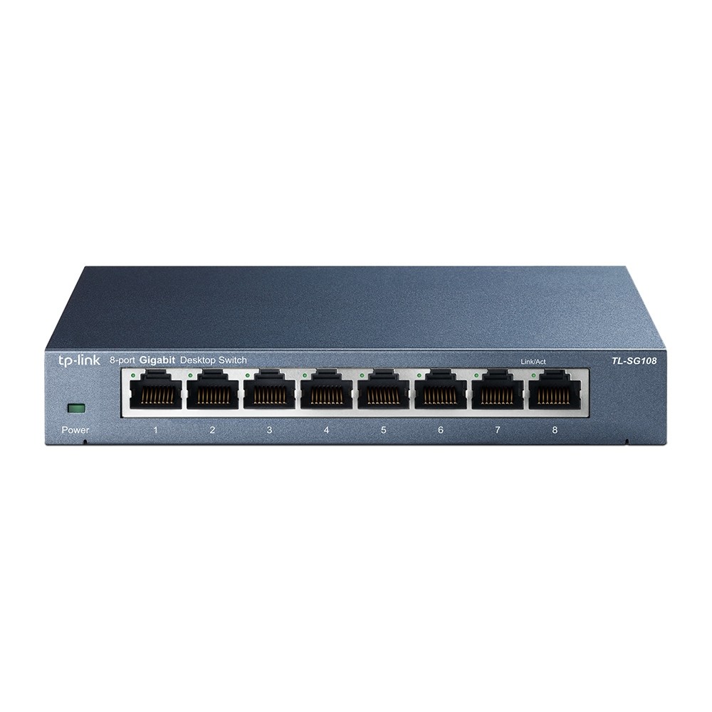 Networking TP - Link Switch 8 Port Gigabit 10/100/1000 - TL-SG108E