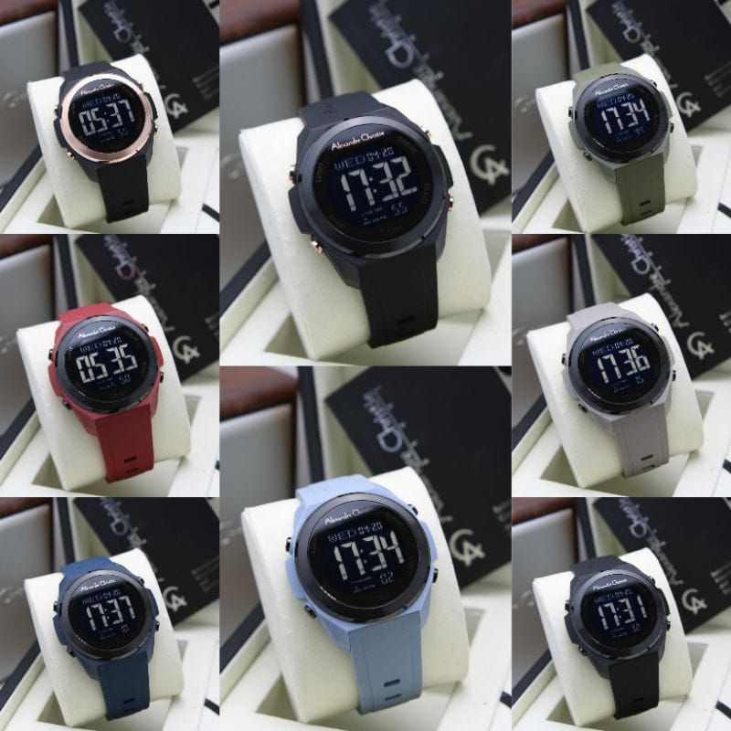Alexandre Christie Ac 9342 / ac9342 / Ac  9376 Jam Tangan Digital Original