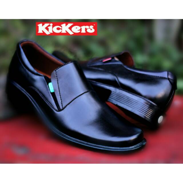 Sepatu Pantofel Kulit Kickers Kerja Pria Murah Formal Kantor Dinas Berkualitas