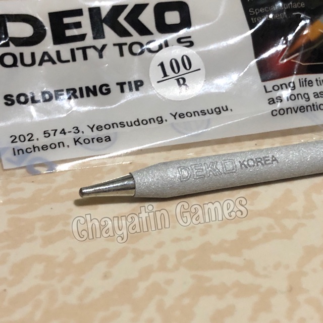 Mata Solder Ori DEKKO 100 Watt Type DS-100N / DS100N (TUMPUL/STANDAR)