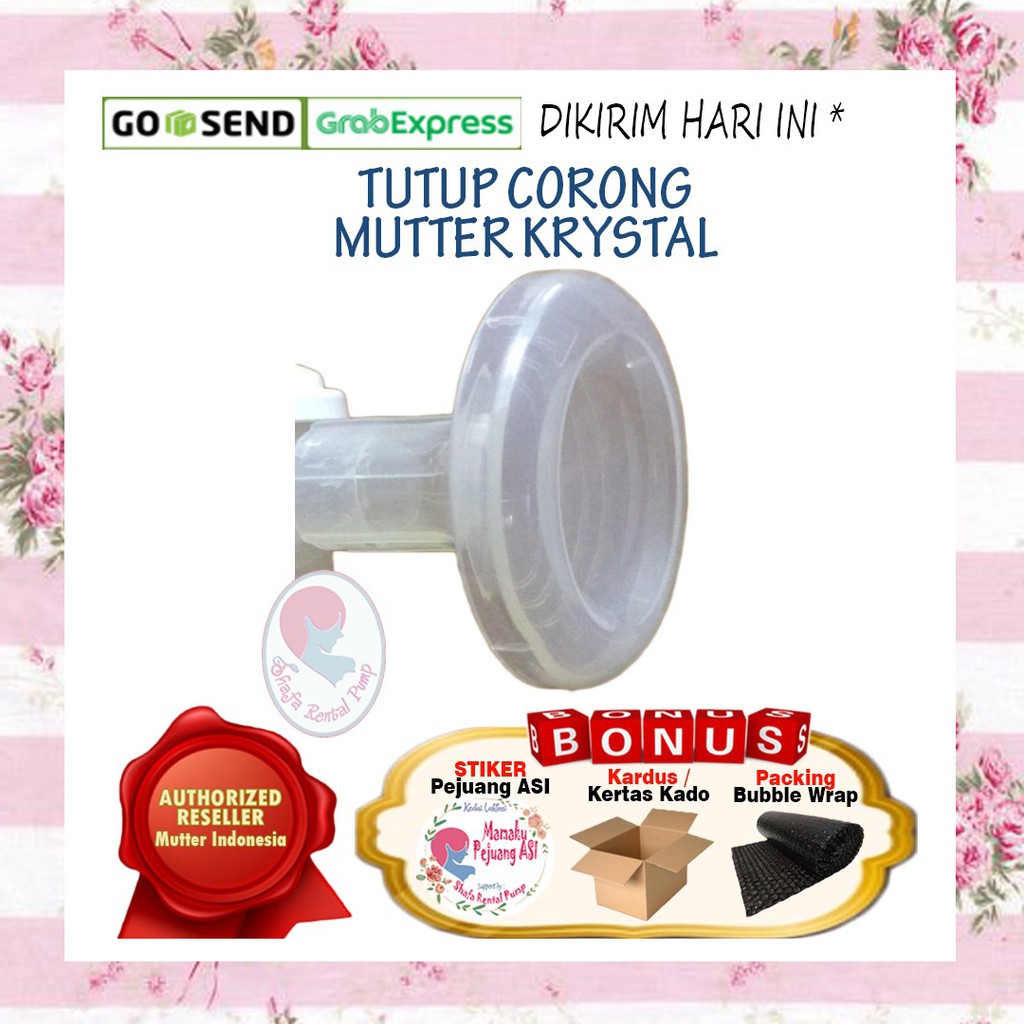 Tutup Corong Mutter Krystal / Dust Cover Mutter Krystal / Sparepart Mutter Krystal