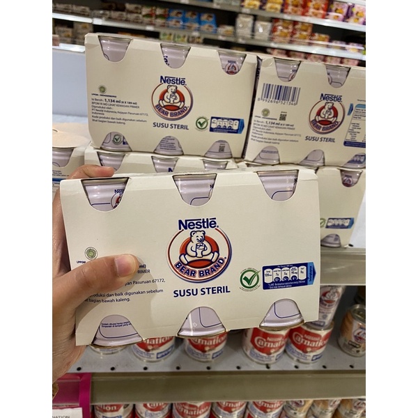 

BEAR BRAND MILK NESTLE BY PACK ISI 6 DAN BY PCS