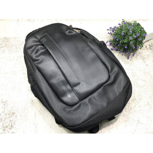 Samsonite Backpack tas original authentic asli black hitam