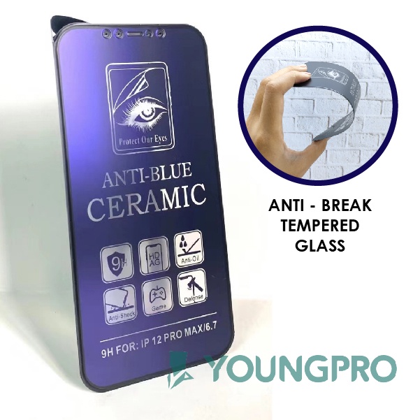 CERAMIC ANTI BLUE MATTE IPHONE 6 6 PLUS 7 7 PLUS 8 8 PLUS 11 11 PRO 11 PROMAX