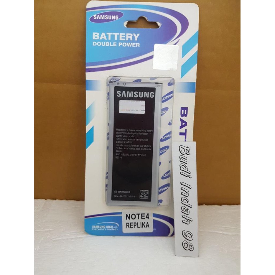 Bat batere baterai battery Samsung Note 4 Replika Note4 Slim  klik beli