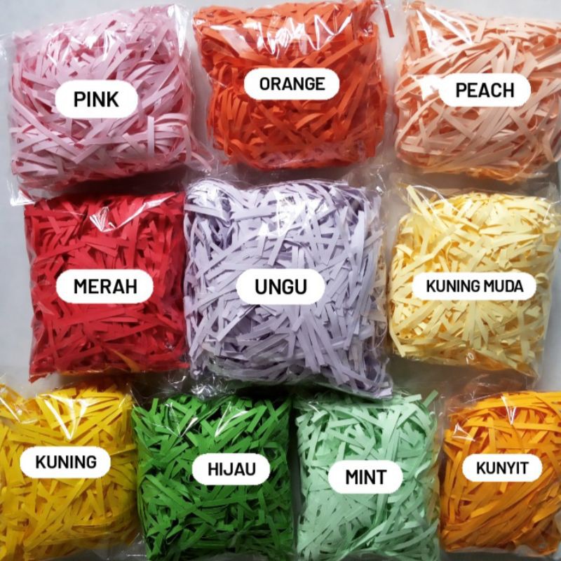 

Kertas Cacah/ Kertas Suwir/ Kertas Hampers/ Kertas Warna