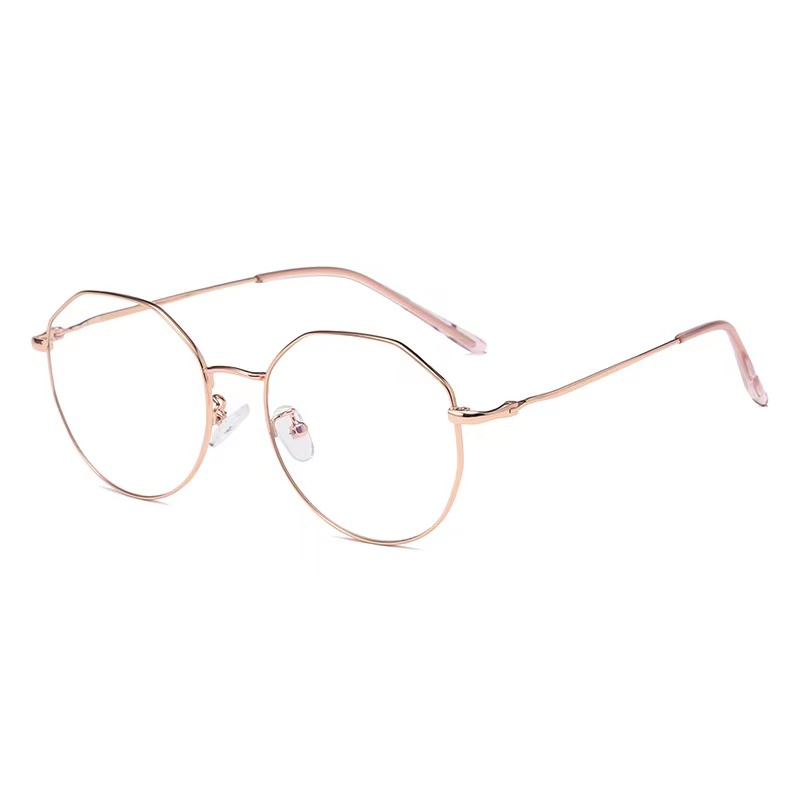 (Rowling)Kaca Mata Bulat Design |kacamata fashion|kacamata wanita|kacamata pria Kacamata Fashion-ka-22 gold
