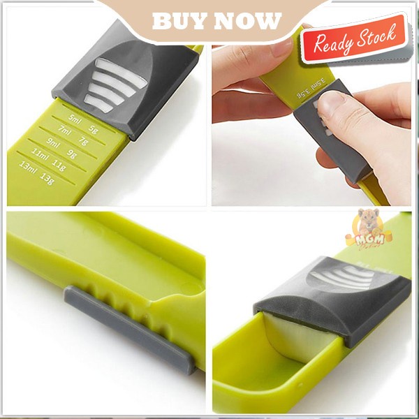 Sendok Takar Geser Sliding Measuring Spoon praktis takaran unik