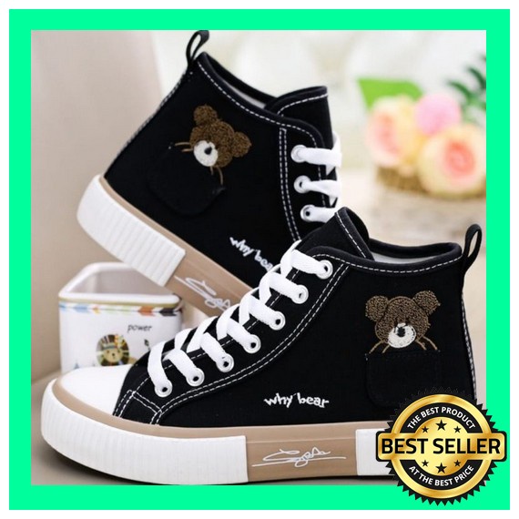 Pvn Fashion Gaya Kekinian Sepatu Slip On Tanpa Tali Casual Wanita Cewek Dewasa Original Ori Hitam Pu