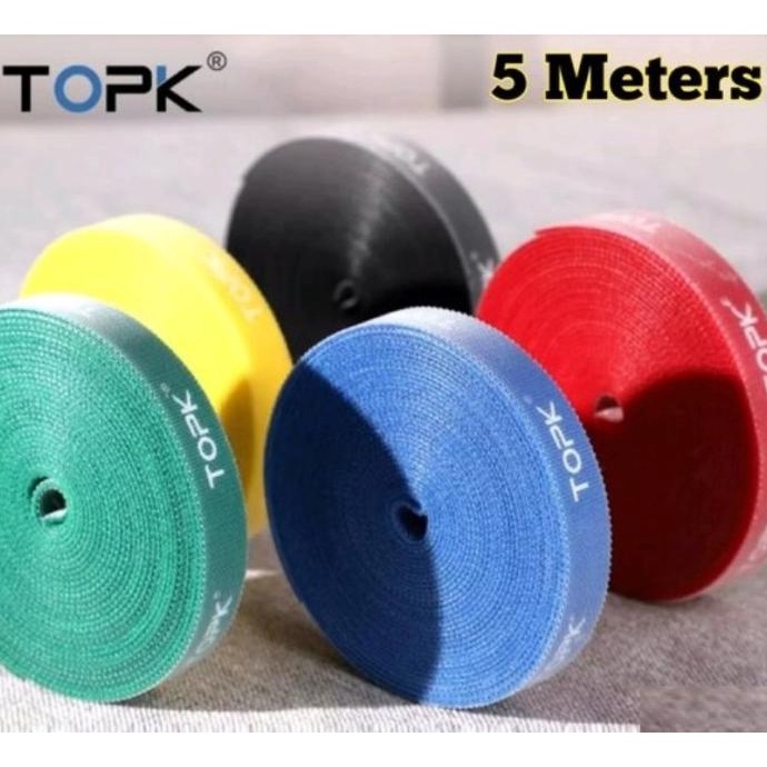 

Office & Stationery | Document Organizer | Cable Organizer 500 Cm 5 M Velco Strap Kabel Klip Original | Best Seller