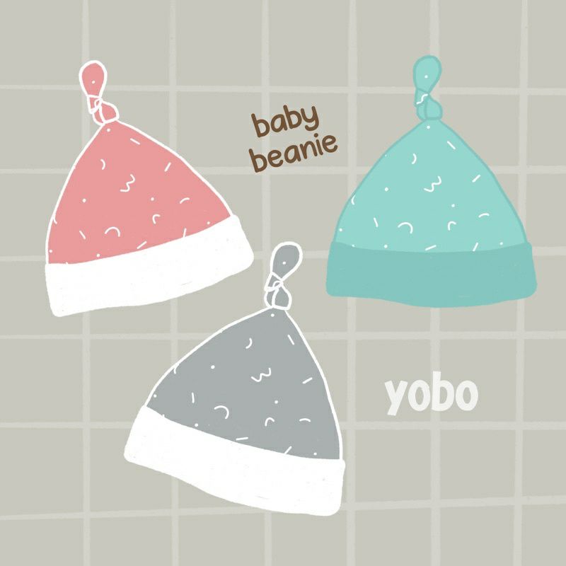 YOBO Baby Beanie / Yobo Topi bayi