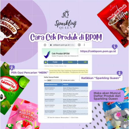 Jual Bpom Masker Organik By Sparkling Gram Free Gift Shopee Indonesia