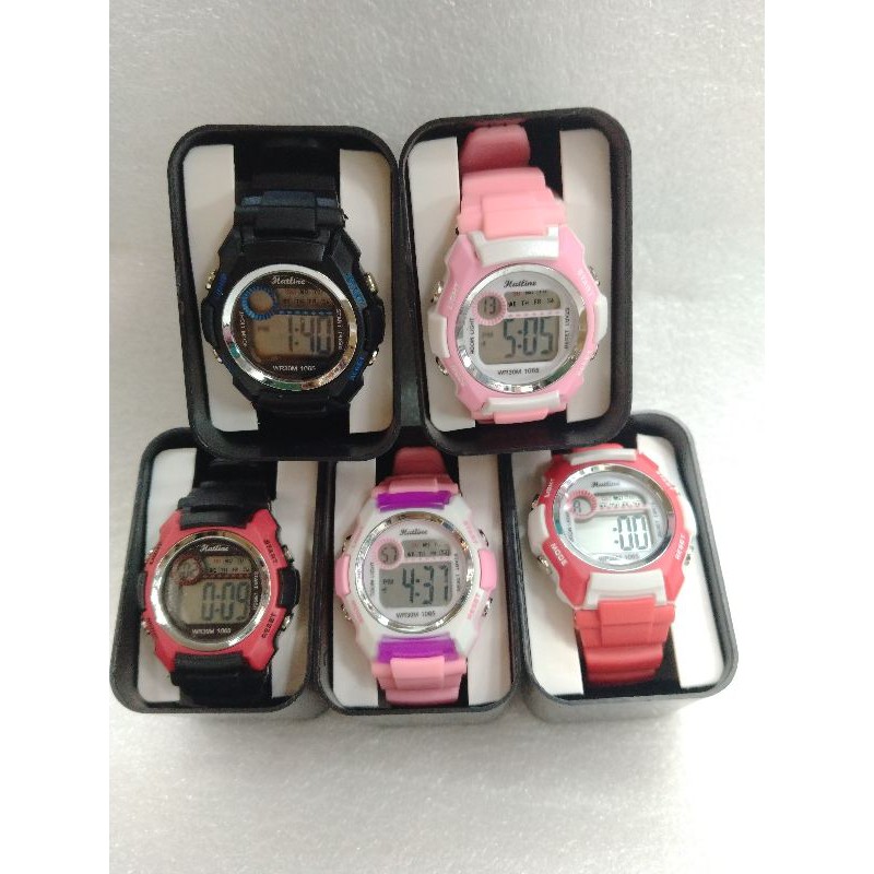 JAM TANGAN ANAK SPORT DIGITAL HOTLINE WR30M 1065