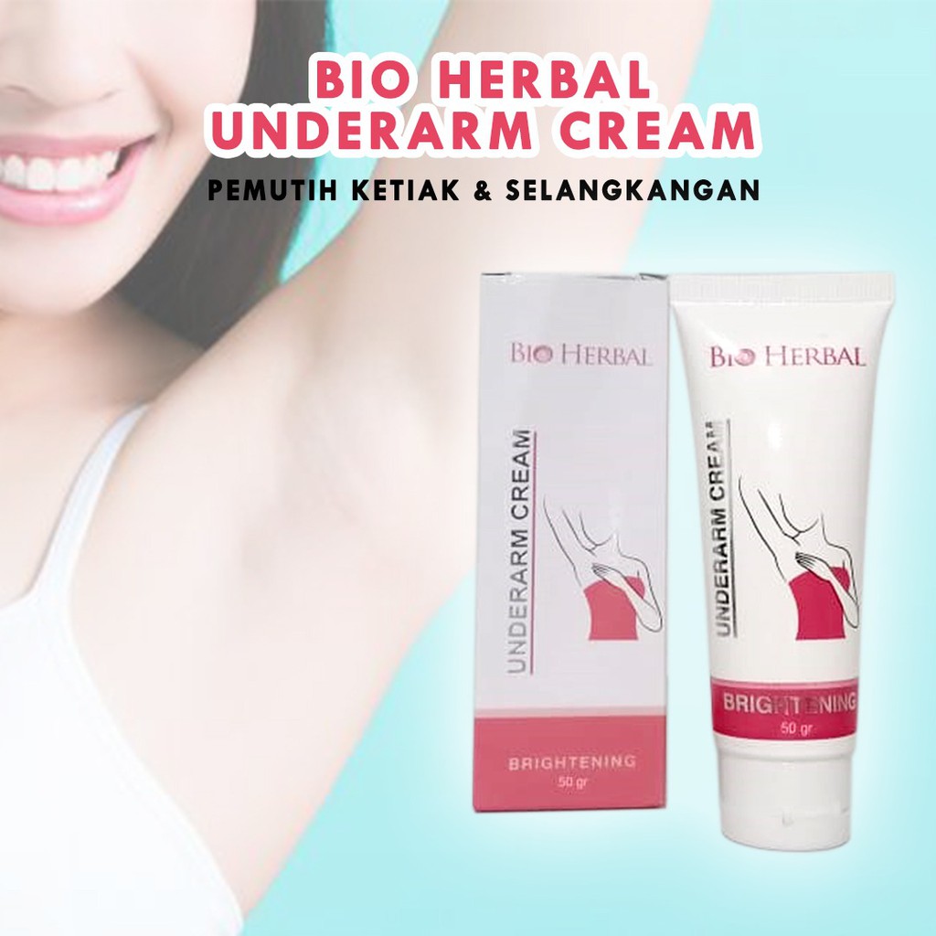 Bio Herbal Underarm Cream ~ Memutihkan dan Mengencangkan Kulit Ketiak