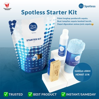 Spotless Shoe Cleaner Starter Kit - Paket Lengkap Sabun Cuci Pembersih Sepatu Kotor