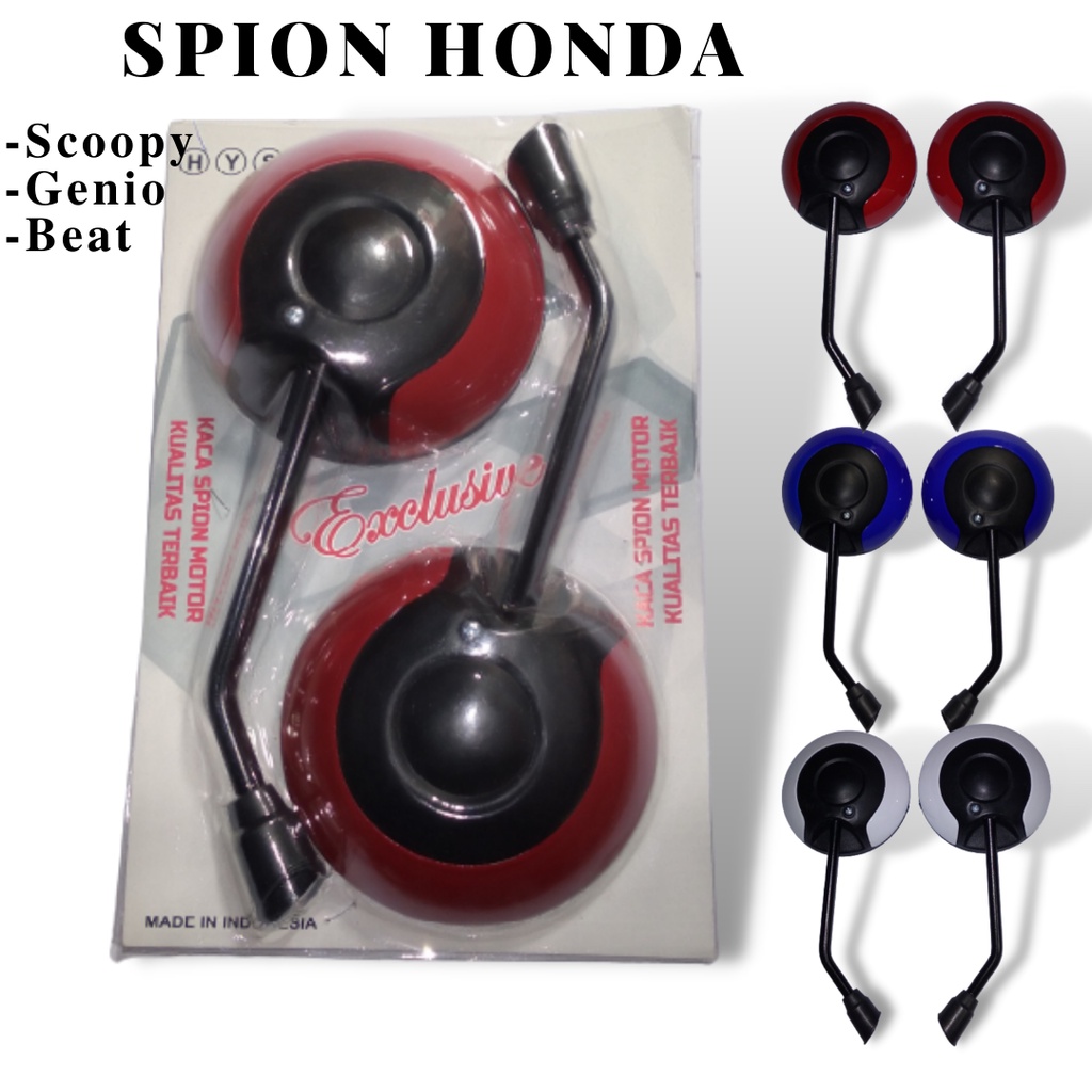 Spion Bulat Variasi Honda All Scoopy, Genio/ Spion Variasi Scoopy Model Baru