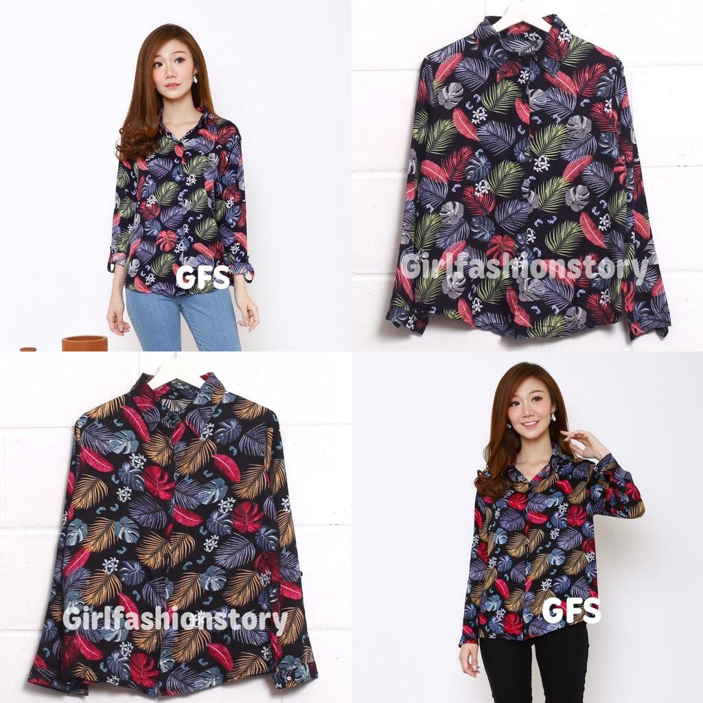 GFS AT PATTERN SHIRT KATUN RAYON ORIGINAL