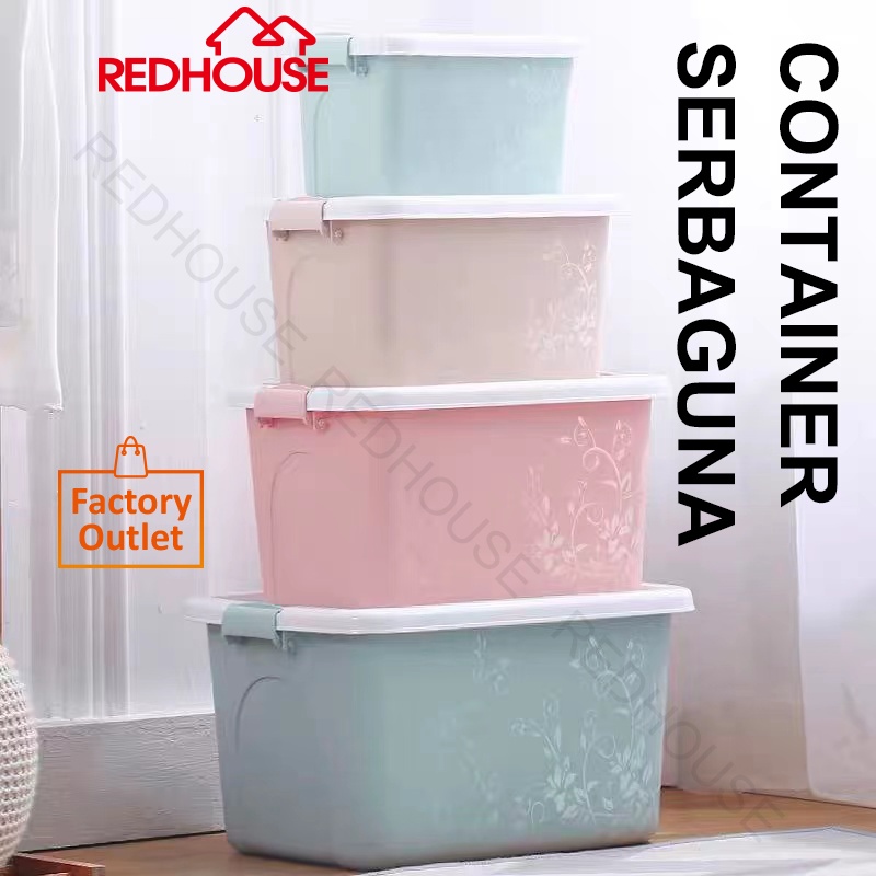 RED HOUSE Sealware Box Plastik  Kotak penyimpanan Plastik  Portable Plastic Storage Box 901-902