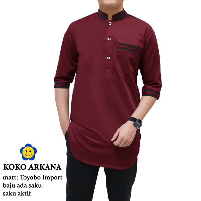 Koko Arkana - Central Grosir Fashion (CGF) - Ukuran S-3XL - Matt Katun Toyobo Import