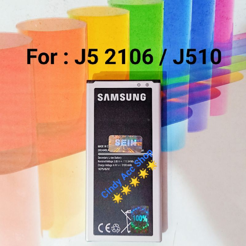 Baterai Battery Batre Samsung Galaxy J510 J5 2016 Original Batre