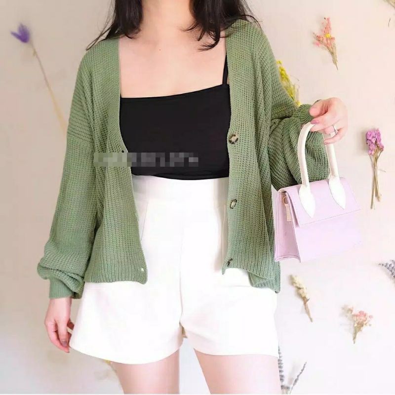 VINA KNITTED CARDIGAN RAJUT / CARDI FISTA RAJUT PREMIUM HQ