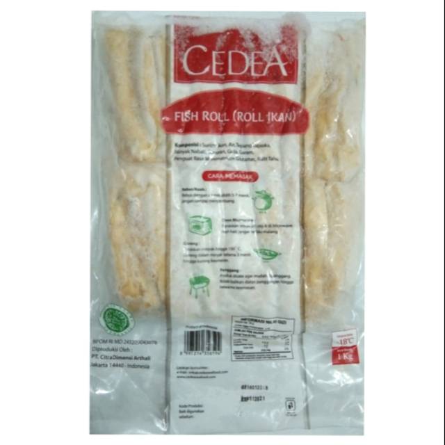 

Cedea Fish Roll 1 kg isi 40 pcs