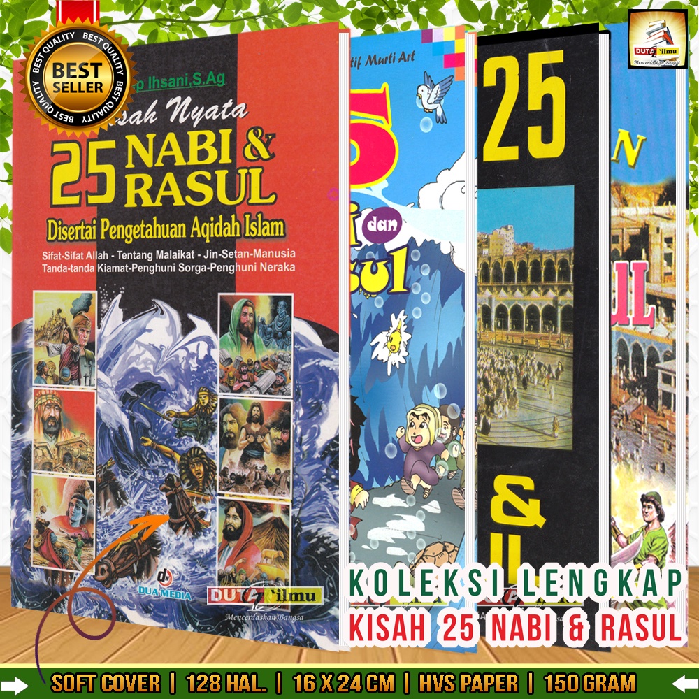 Kisah Bergambar 25 Nabi &amp; Rasul - Pilihan Lengkap