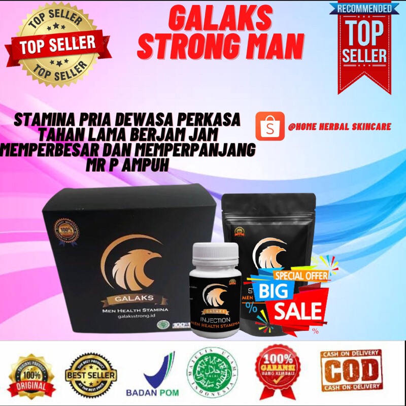 GALAKS STRONG MAN OBAT KUAT TAHAN LAMA PRIA HERBAL KAPSUL DEWASA MEMPERBESAR ALAT VITAL AMPUH OBAT K