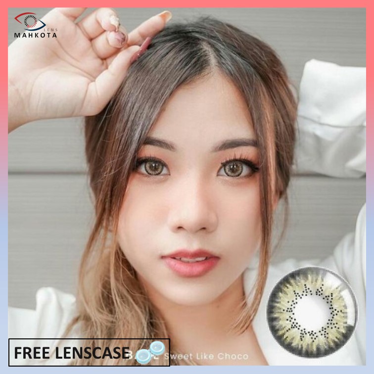 SOFTLENS X2 BABE / NORMAL &amp; MINUS (-0.50 s/d -3.00)  BY EXOTICON BIGEYES 16MM / GREY BROWN BLUE BLACK / Softlen Soflen Soflens