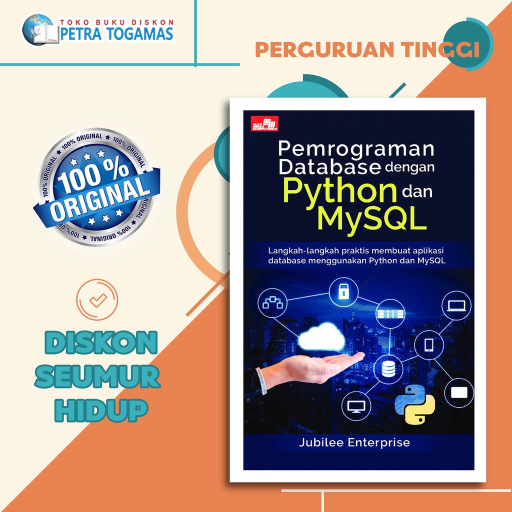 Jual Pemrograman Database Dengan Python Dan Mysql Jubilee Enterprise Indonesiashopee Indonesia 9101