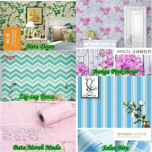 1 kg/Roll wallpaper Dinding 10M